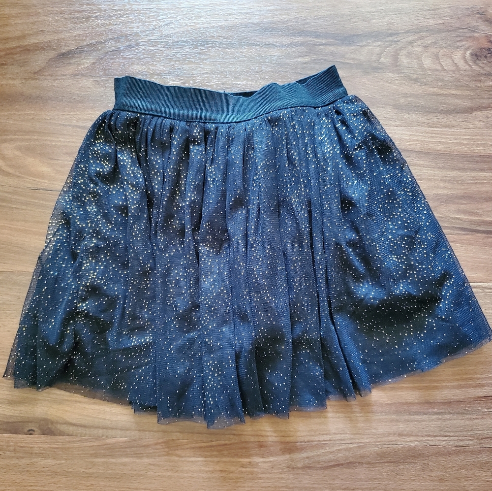 Dip glittery skirt